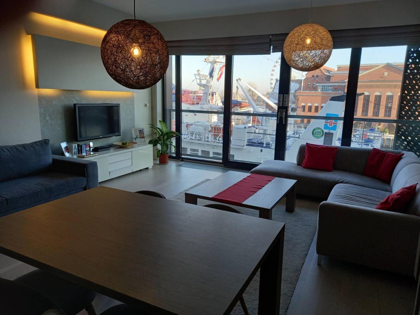 Apartment With An Amazing View Gdansk Exterior photo